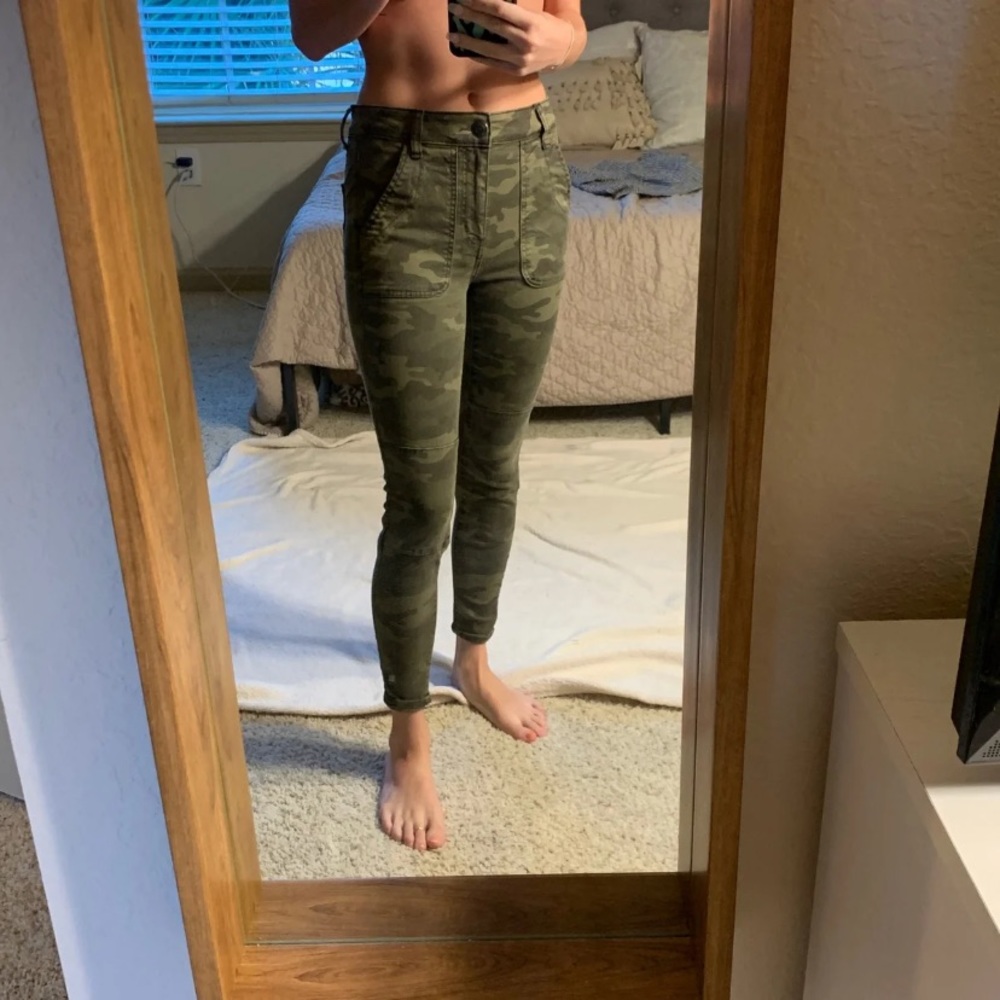 Camouflage High Rise Jeans